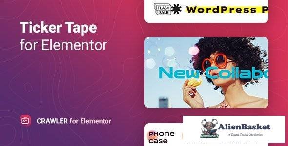 58120  Crawler v1.0 - Ticker Plugin for Elementor