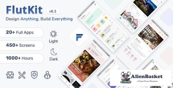 58161  FlutKit v3.6.0 - Flutter UI Kit