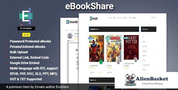 58219  eBookShare v1.9.5 - eBook hosting and sharing script