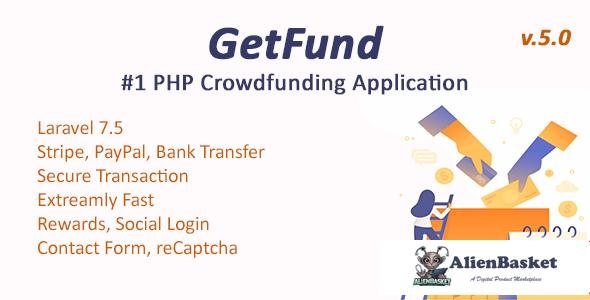 58419  GetFund v5.2 - A Professional Laravel Crowdfunding Platform