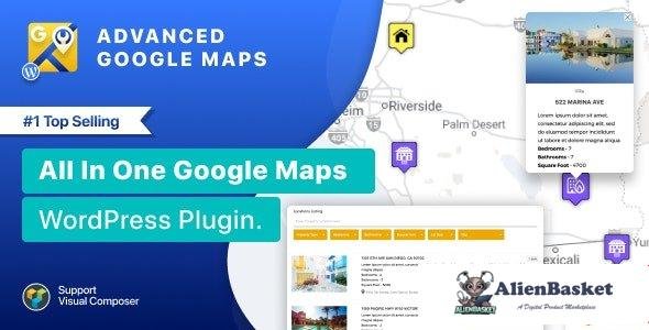 66009  Advanced Google Maps Plugin for Wordpress v5.7.3