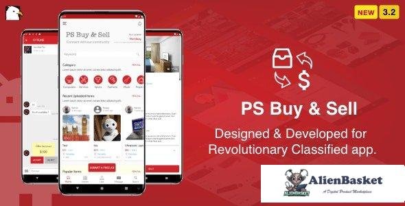 58462  PS BuySell v3.2 - Olx, Mercari, Offerup, Carousell, Buy Sell Clone Classified App