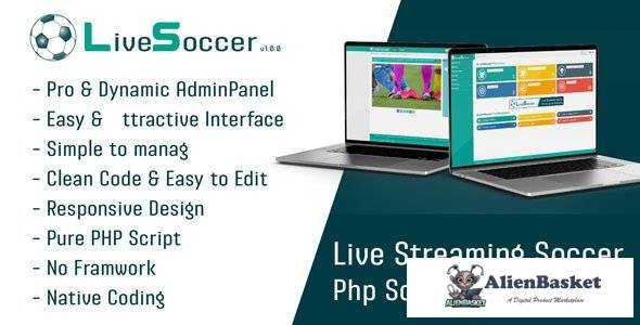 58525  Live Stream Soccer CMS v1.0