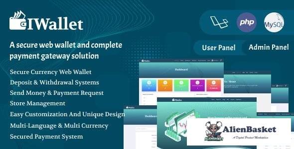 58544  Iwallet v1.0.0 - A Complete Payment Gateway Solution Script