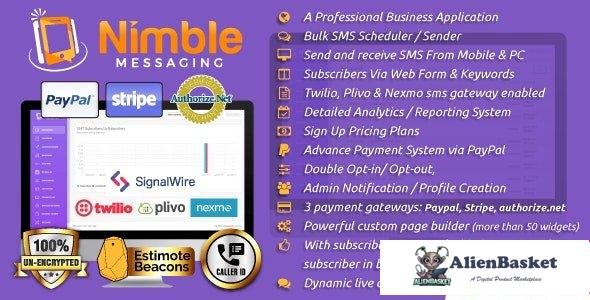 58603  Nimble Messaging v2.5.5 - Professional SMS Marketing Application For Business