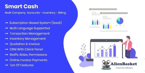 58671  Smart Cash v3.3.1 - Multi Company Accounts Billing & Inventory(SaaS)