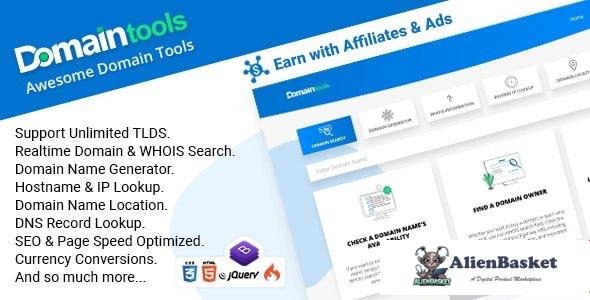 61119  DomainTools v2.3 - Awesome Domain Tools - 