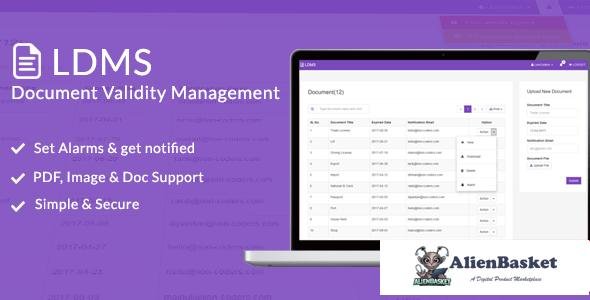 58773  LDMS v1.3 - Document Validity Manager