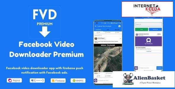 58853  FVD v3.0 - Facebook Video Downloader Premium (Download Public, Private Videos), FB, Admob Ads