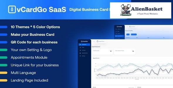 58942  vCardGo SaaS v1.0 - Digital Business Card Builder