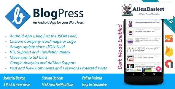 58950  BlogPress v3.0 - An Android App for your WordPress