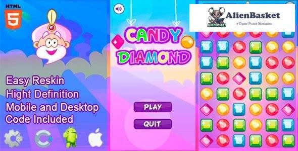 58968  Candy Diamond - HTML5 and Mobile .capx