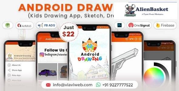 58971  Android Drawing App (Kids Drawing App, Sketch, Draw, Coloring) v1.2