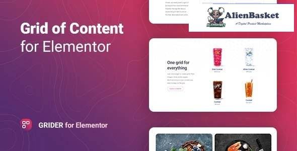 58989  Grider v1.0.0 - Grid of Content and Products for Elementor