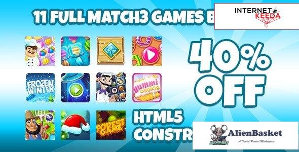 59014  11 Match 3 Full Version Games With CAPX