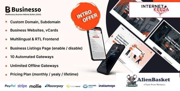59015  Businesso v1.1 - Business Website SAAS (Multitenancy) - 