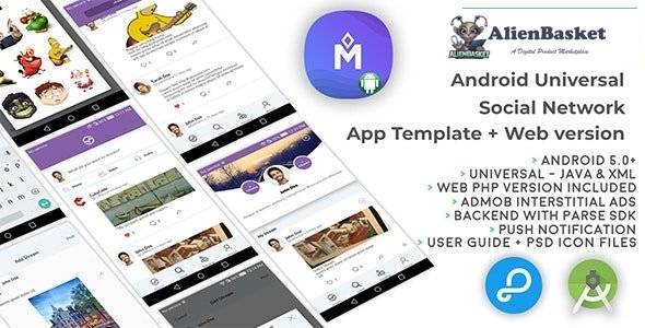 59047  MyStream - Android Universal Social Network App Template + Web PHP version 31 December 2021