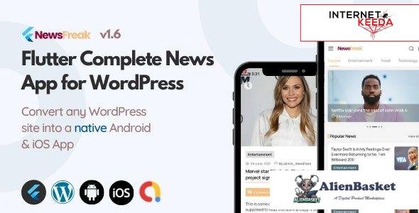 60825  Newsfreak v1.7.2 - Flutter News App for WordPress