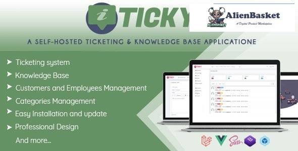 59102  Ticky Helpdesk v1.7.0 - Support Ticketing System & Knowledge base