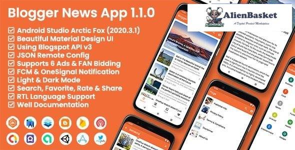 59158  Blogger News App v1.1.0 - Blogger API v3