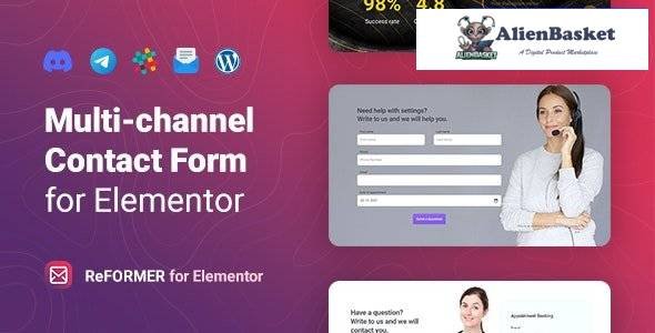 59191  ReFormer v1.0.0 – Multichannel Contact Form for Elementor