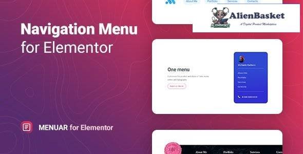 59243  Menuar v1.0.1 - Navigation Menu for Elementor