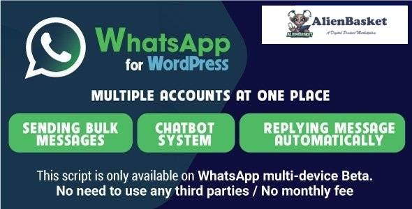 59296  Waziper v1.0 - Whatsapp Marketing Tool for WordPress