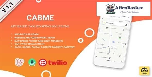 59324  Cabme v1.1 - Enterprise Level Complete Taxi App Android + Web