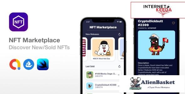 59331  NFT Marketplace – SwiftUI + Widget – Discover New NFTs