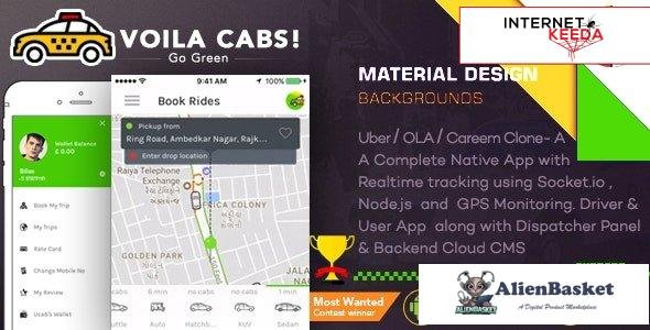 59334  Taxi Booking App v1.0.5 - A Complete Clone of UBER with User,Driver & Backend CMS Coded with 