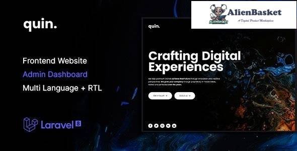 59387  Quin v2.0.0 - Multipurpose Website CMS & Creative Agency Management System