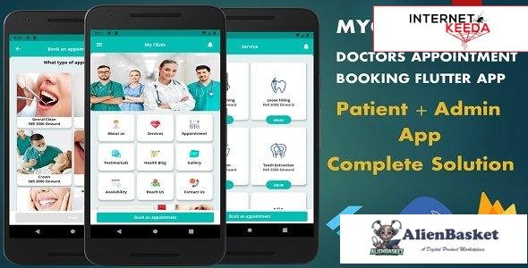 59401  Myclinic v1.4.3 - Doctors Appointment Booking App (Admin + Patient) | Complete Solution | Flu