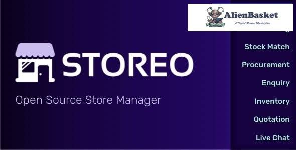 59403  Storeo v1.0 - Open Source Store Manager for Accounting, Billing & Inventory Management