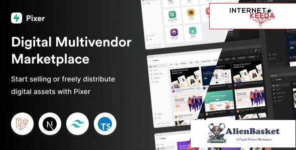 59556  Pixer v1.0 - React Laravel Multivendor Digital Marketplace