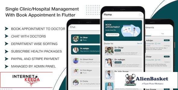 59582  Single Clinic/Hospital Management With Book Appointment In Flutter v1.0