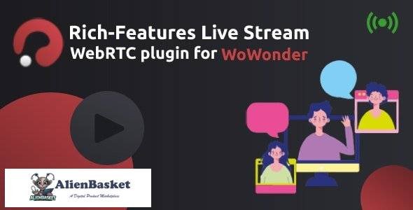 59746  Rich features Live Stream plugin WebRTC & RTMP for Wowonder Social Network v1.0