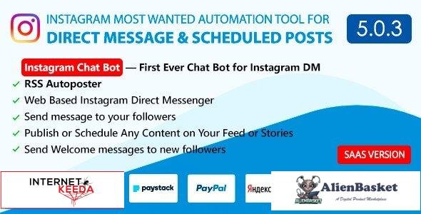 59795  DM Pilot v5.0.3 - Instagram Chat Bot, Web Direct Messenger & Scheduled Posts - 
