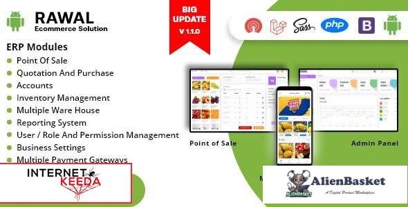 63211  Rawal v1.1.9 - Android & Laravel Ecommerce Solution with POS - 