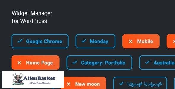 59883  Widget Manager v1.0.2 - WordPress widgets management system