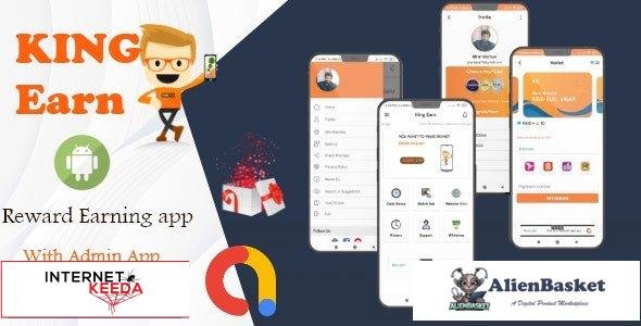 59955  KingEarn - Android Rewards Earning App With Admin App v1.0