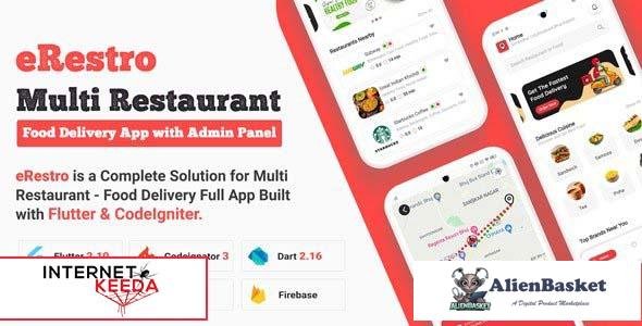 59962  eRestro - Flutter Multi Restaurant & Vendor Marketplace - Food Ordering App for Hyperlocal Bu