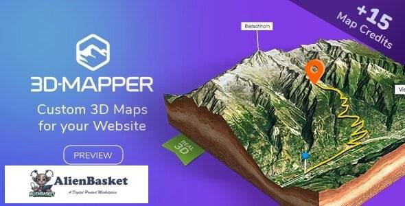 60006  3D-Mapper v1.0 - 3D Map Wordpress Plugin