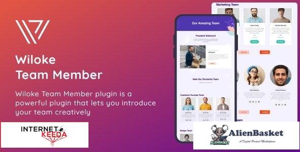 60056  Wiloke Team Member Addon For Elementor v1.0