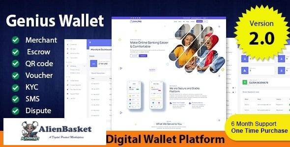 60078  Genius Wallet v2.0 - Advanced Wallet CMS with Payment Gateway API - 