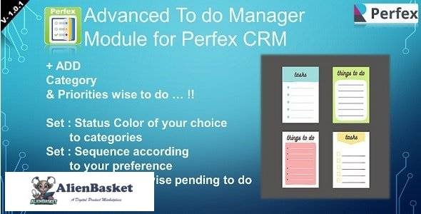 60082  Advanced To do Manager Module for Perfex CRM v1.0.1