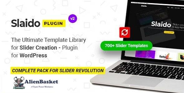 60117  Slaido v2.0.5 - Template Pack for Slider Revolution WordPress Plugin