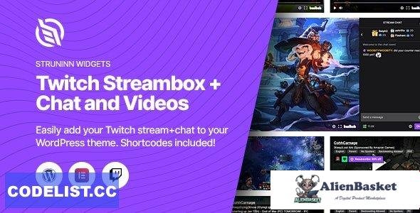 60171  Struninn - Twitch Streambox with Chat and Videos v1.0.0