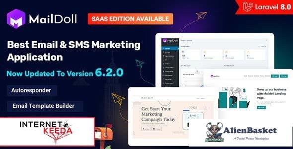 60179  Maildoll v6.2.1 - Email Marketing & SMS Marketing SaaS Application