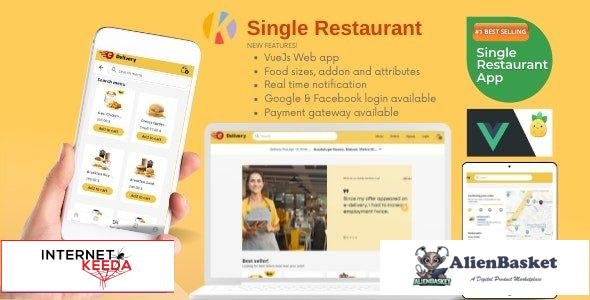 60191  Karenderia Single Restaurant Website Food Ordering and Restaurant Panel v1.0.0