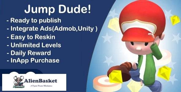 60192  Jump Dude - Unity Complete Admob InApp Ultra Casual